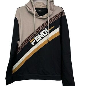 👌👌Fendi x Fila Monogram Hidden Pocket Hoodie L